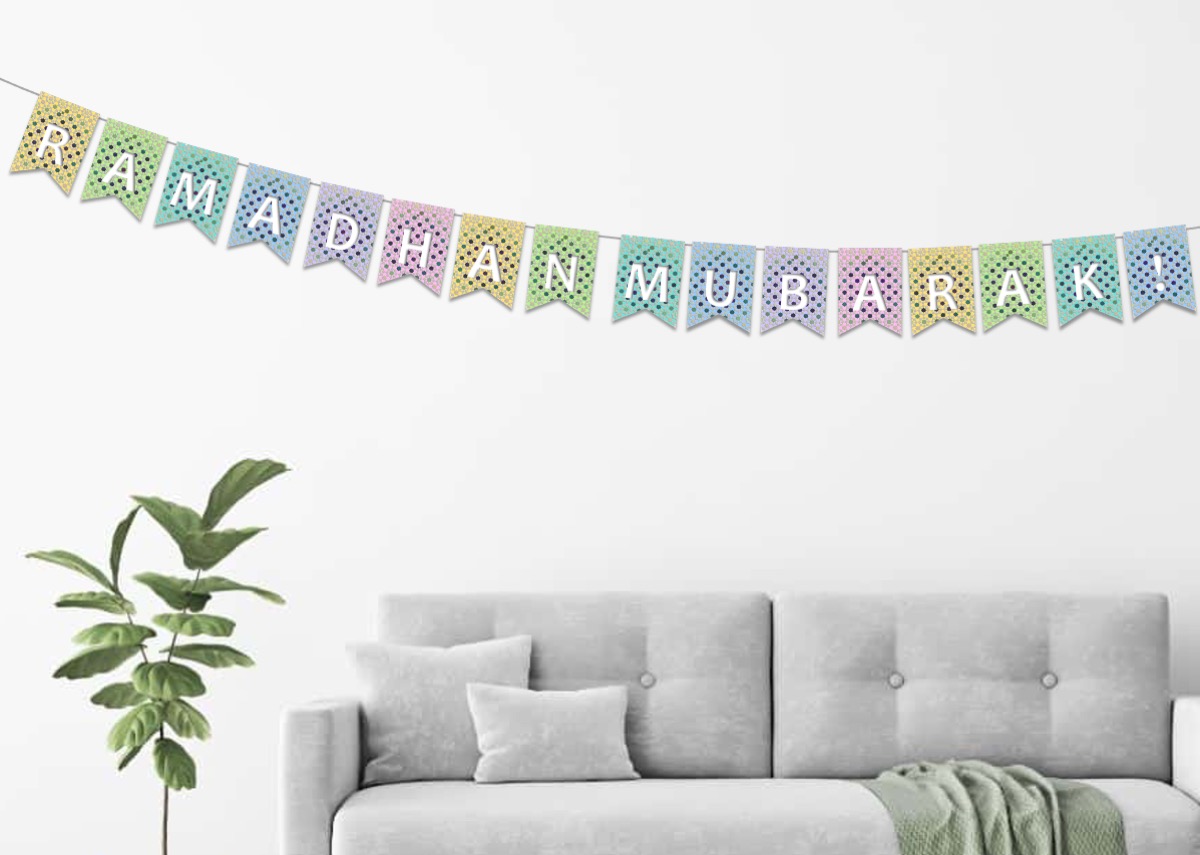 Ramadhan Mubarak Bunting Template – The Tasbih Project